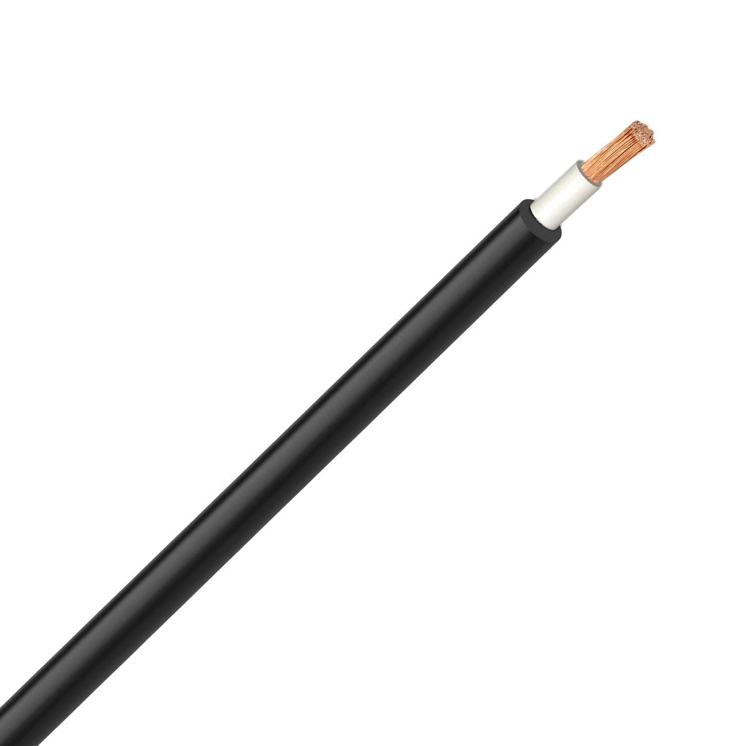 Câble 10mm² noir 500m TUV/IEC60332 Cca